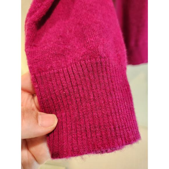 Smartwool Merino Wool Sweater XL Pink Thermal Knit Button‎ Detail Outdoor - Picture 8 of 8